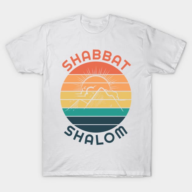 Shabbat Shalom T-Shirt by DPattonPD